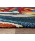Rugs Town Mirage Dark Blue 023105 7 ft. 9 in. X 9 ft. 9 in. Rectangle Rug