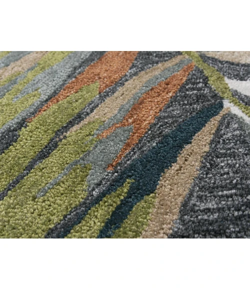 Rugs Town Mirage Charcoal 023106 8 ft. 9 in. X 11 ft. 9 in. Rectangle Rug