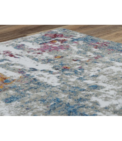 Rugs Town Sanction Blue 025106 2 ft. 6 in. X 8 ft. Rectangle Rug
