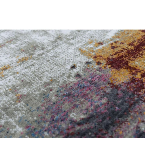 Rugs Town Sanction Orange 025107 8 ft. X 10 ft. Rectangle Rug