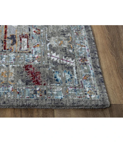 Rugs Town Sanction Grey 025108 2 ft. 6 in. X 8 ft. Rectangle Rug