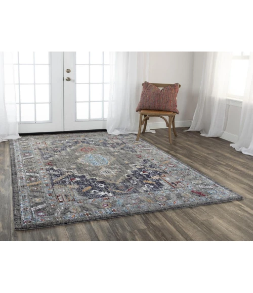 Rugs Town Sanction Grey 025108 2 ft. 6 in. X 8 ft. Rectangle Rug
