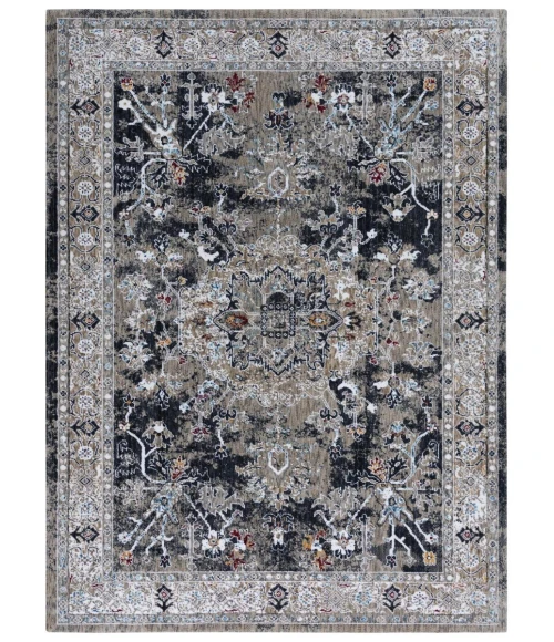 Rugs Town Sanction Charcoal 025109 8 ft. X 10 ft. Rectangle Rug