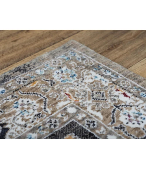 Rugs Town Sanction Charcoal 025109 8 ft. X 10 ft. Rectangle Rug