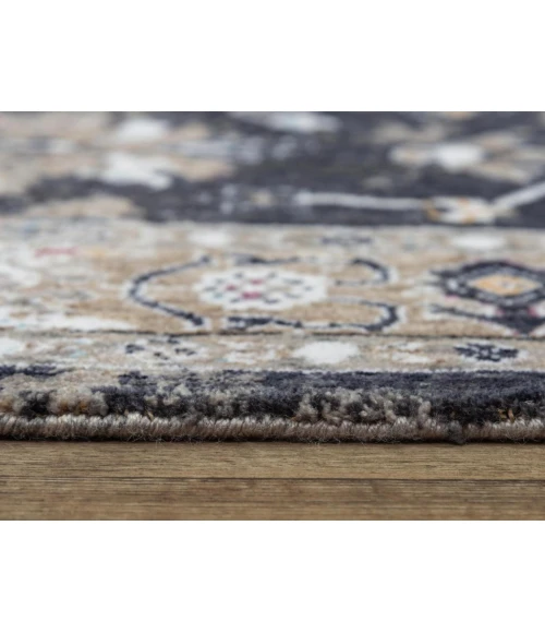 Rugs Town Sanction Charcoal 025109 8 ft. X 10 ft. Rectangle Rug