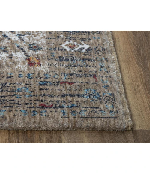 Rugs Town Sanction Beige 025110 2 ft. 6 in. X 8 ft. Rectangle Rug