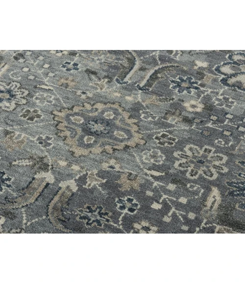 Rugs Town Mila Grey 027102 6 ft. X 9 ft. Rectangle Rug