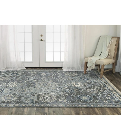Rugs Town Mila Grey 027102 6 ft. X 9 ft. Rectangle Rug