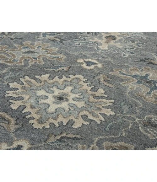 Rugs Town Mila Grey 027105 8 ft. X 10 ft. Rectangle Rug