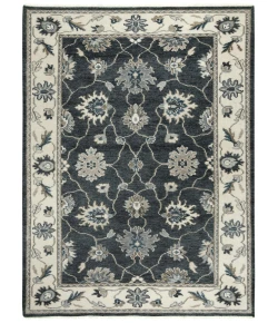 Rugs Town Mila Charcoal 027107 6 ft. X 9 ft. Rectangle Rug