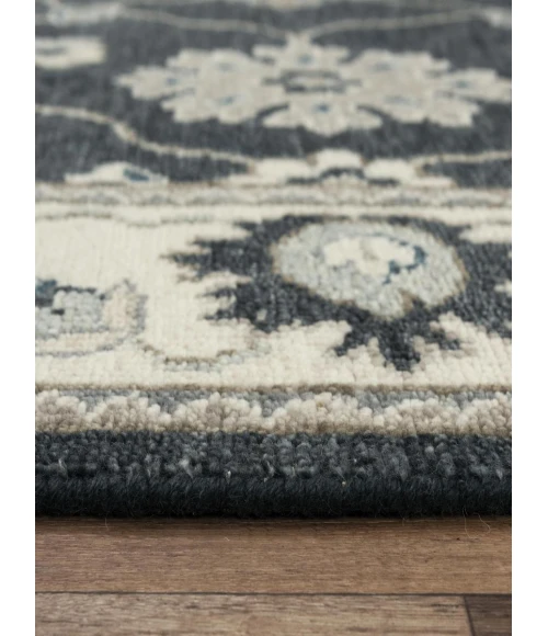 Rugs Town Mila Charcoal 027107 8 ft. X 10 ft. Rectangle Rug