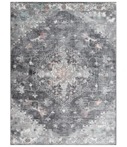 Rugs Town Lucid Charcoal 113106 2 ft. 6 in. X 7 ft. 6 in. Rectangle Rug