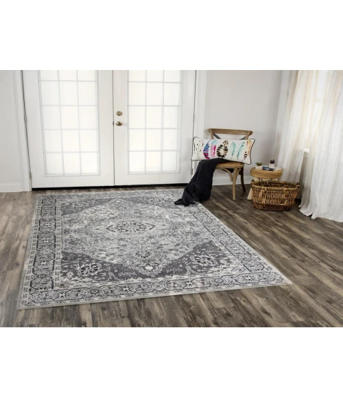 Rugs Town Lucid Light Grey 113108 8 ft. X 10 ft. Rectangle Rug