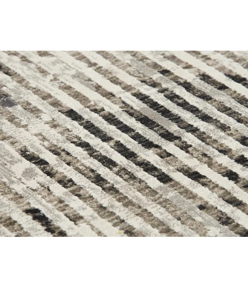 Rugs Town Graystone Grey 114104 6 ft. 7 in. X 9 ft. 6 in. Rectangle Rug