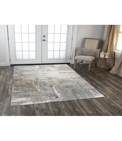 Rugs Town Antonela Grey 119745 8 ft. X 10 ft. Rectangle Rug