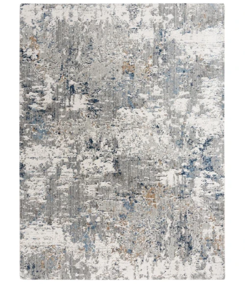 Rugs Town Antonela Grey/ Blue 119747 2 ft. 6 in. X 8 ft. Rectangle Rug