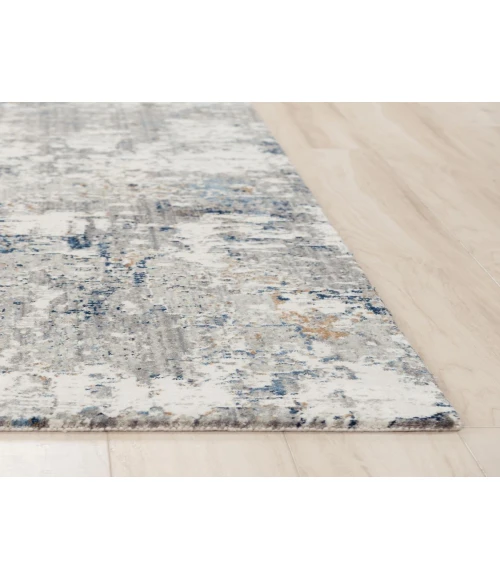 Rugs Town Antonela Grey/ Blue 119747 2 ft. 6 in. X 8 ft. Rectangle Rug