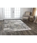 Rugs Town Antonela Grey/ Blue 119747 2 ft. 6 in. X 8 ft. Rectangle Rug