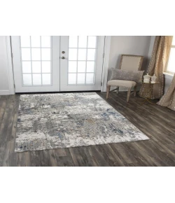 Rugs Town Antonela Grey/ Blue 119747 2 ft. 6 in. X 8 ft. Rectangle Rug
