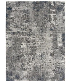 Rugs Town Cara Grey/ Blue 120733 2 ft. 6 in. X 8 ft. Rectangle Rug