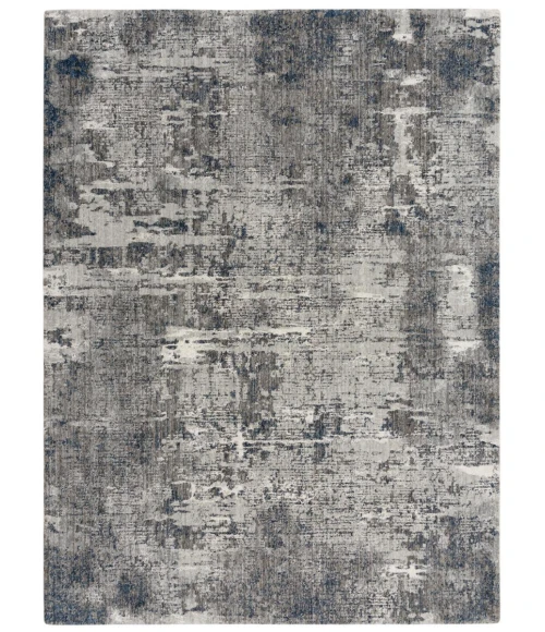 Rugs Town Cara Grey/ Blue 120733 8 ft. X 10 ft. Rectangle Rug