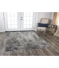 Rugs Town Cara Grey/ Blue 120733 8 ft. X 10 ft. Rectangle Rug