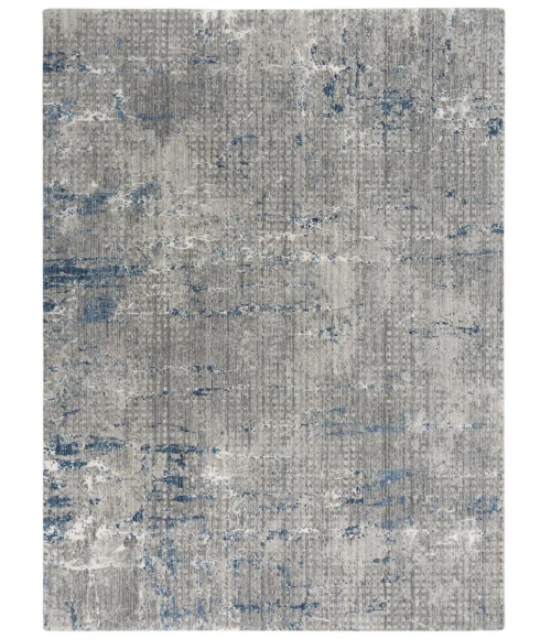 Rugs Town Cara Grey/ Blue 120735 8 ft. X 10 ft. Rectangle Rug