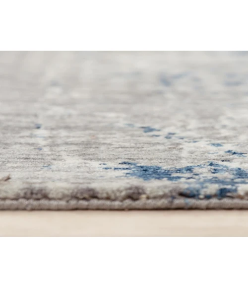 Rugs Town Cara Grey/ Blue 120735 8 ft. X 10 ft. Rectangle Rug