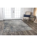 Rugs Town Cara Grey/ Blue 120735 8 ft. X 10 ft. Rectangle Rug