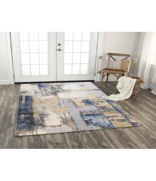 Rugs Town Belice Dark Blue 121725 2 ft. X 3 ft. Rectangle Rug