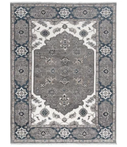 Rugs Town Greek Grey/ Ivory 122755 9 ft. X 12 ft. Rectangle Rug