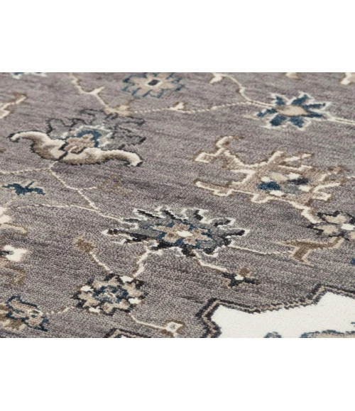 Rugs Town Greek Grey/ Ivory 122755 6 ft. X 9 ft. Rectangle Rug