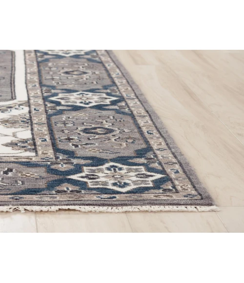 Rugs Town Greek Grey/ Ivory 122755 6 ft. X 9 ft. Rectangle Rug