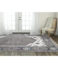 Rugs Town Greek Grey/ Ivory 122755 6 ft. X 9 ft. Rectangle Rug