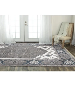 Rugs Town Greek Grey/ Ivory 122755 9 ft. X 12 ft. Rectangle Rug