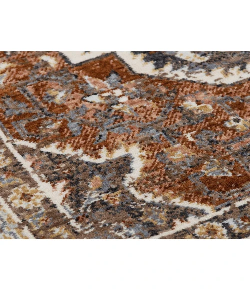 Rugs Town Jade Dark Rust 123736 2 ft. 6 in. X 8 ft. Rectangle Rug