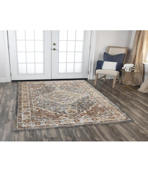 Rugs Town Jade Dark Rust 123736 2 ft. 6 in. X 8 ft. Rectangle Rug