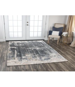 Rugs Town Jade Blue 123740 2 ft. 6 in. X 8 ft. Rectangle Rug
