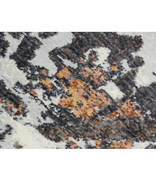 Rugs Town Lake Grey/ Multi 124736 8 ft. X 10 ft. Rectangle Rug