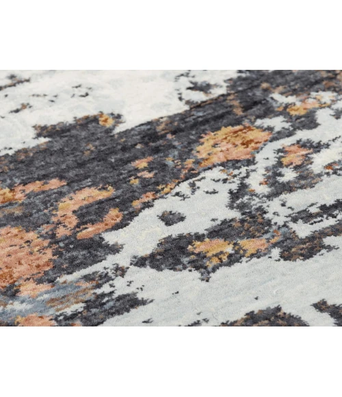 Rugs Town Lake Grey/ Multi 124736 8 ft. X 10 ft. Rectangle Rug