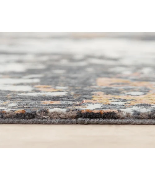 Rugs Town Lake Grey/ Multi 124736 8 ft. X 10 ft. Rectangle Rug