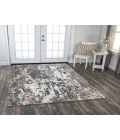 Rugs Town Lake Grey/ Multi 124736 8 ft. X 10 ft. Rectangle Rug