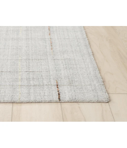 Rugs Town Chic Light Grey 125106 7 ft. 6 in. X 9 ft. 6 in. Rectangle Rug