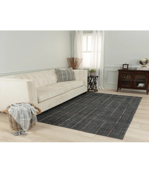 Rugs Town Chic Charcoal 125107 5 ft. X 7 ft. 6 in. Rectangle Rug