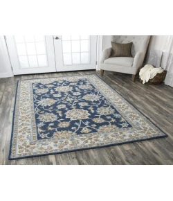 Rugs Town Crypt Blue CY1004 3 ft. X 5 ft. Rectangle Rug