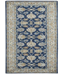 Rugs Town Crypt Blue CY1004 2 ft. 6 in. X 8 ft. Rectangle Rug