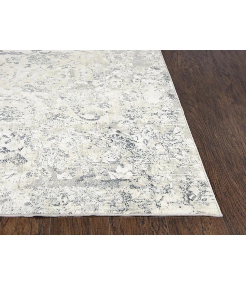 Rugs Town Glamour Grey GM1006 7 ft. 10 in. X 9 ft. 10 in. Rectangle Rug