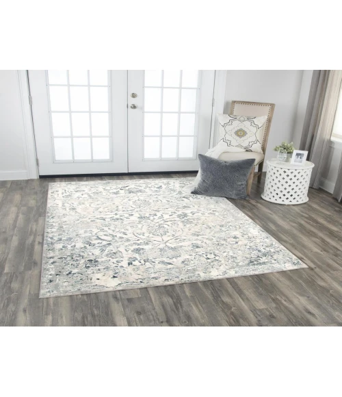 Rugs Town Glamour Grey GM1006 7 ft. 10 in. X 9 ft. 10 in. Rectangle Rug