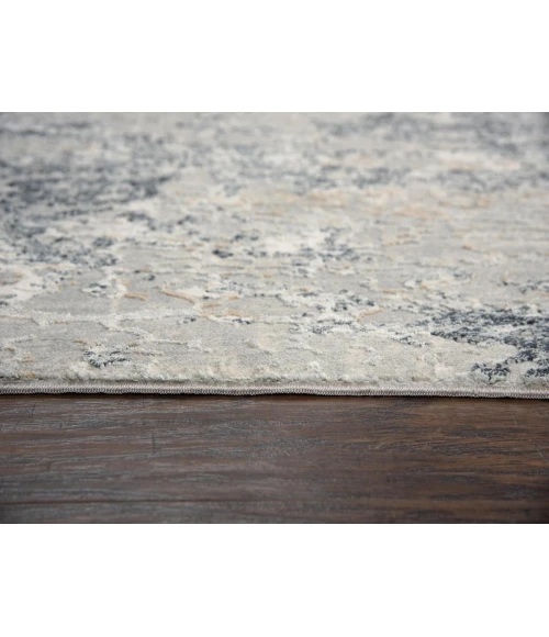 Rugs Town Glamour Grey GM1007 3 ft. 11 in. X 5 ft. 6 in. Rectangle Rug