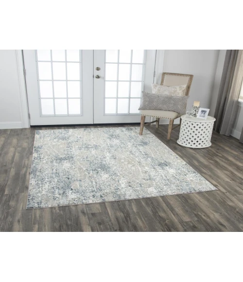 Rugs Town Glamour Grey GM1007 3 ft. 11 in. X 5 ft. 6 in. Rectangle Rug